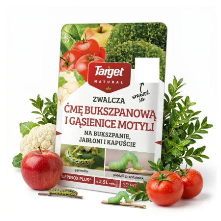 Lepinox Plus na ćmę bukszpanową, gąsienice, owocówki – 5 g Target