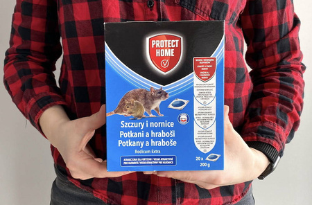 Rodicum Extra – Pasta Trutka Na Szczury i Nornice – 200 g (20x10 g) Protect Home