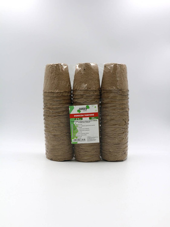 Doniczki Torfowe Okrągłe Ø6 cm – 60 szt.