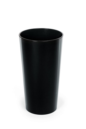 Osłonka Doniczka Ø250 mm Lilia – Czarna – Lamela