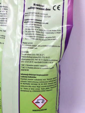 Nawóz do roślin kwaśnolubnych – do wrzosów, wrzośców, hortensji, azalii i różaneczników – 5 kg Ogród Start