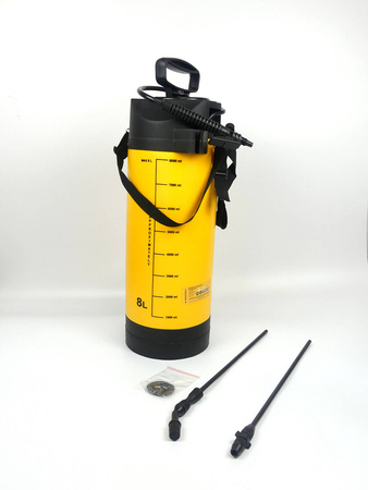 Opryskiwacz Ciśnieniowy z Manometrem – Z Akcesoriami – 8 l Greenmill