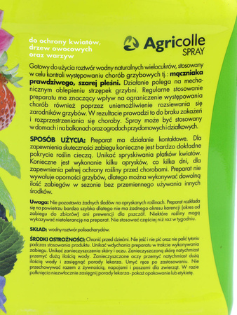 Agricolle Spray – Zapobiega Chorobom Grzybowym Roślin – 750 ml Target