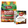 Jesienny nawóz do trawnika Vegano 8 kg + Active Komposter przyspieszacz kompostowania Target 1 kg (ZESTAW)