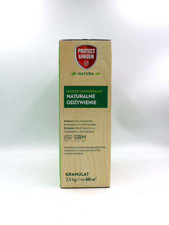Nawóz Uniwersalny Naturalne Odżywienie – Witaminy Dla Rośliny – 2,5 kg Protect Garden
