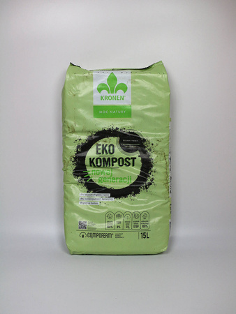 Kompost Eko bioaktywny – kwasy humusowe – 15 l Kronen