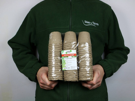 Doniczki Torfowe Okrągłe Ø6 cm – 60 szt.