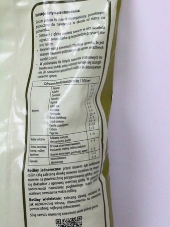Siarczan potasu – nawóz granulowany warzyw, drzew i krzewów owocowych – 5 kg Ogród Start