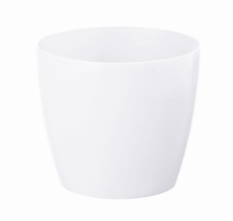 Osłonka Doniczka Ø250 mm Magnolia – Biała – Lamela