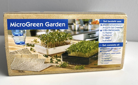 Mikrolistki – Zestaw Do Uprawy MicroGreen + Nasiona – Kiepenkerl