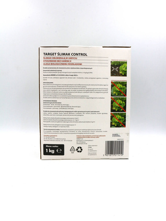 Ślimak Control – Naturalny Granulat Na Ślimaki – 1 kg Target
