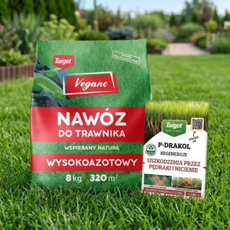 Aerograss biologiczny aerator do trawnika – 50 g Vegano + Nawóz wysokoazotowy Vegano do trawnika – 8 kg Vegano (ZESTAW)