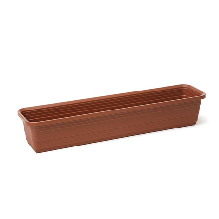 Skrzynka Balkonowa Bona 80 cm – Ceglasty – Lamela
