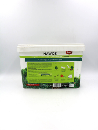 Nawóz do iglaków wzmacniający wybarwienie igieł z magnezem – 4 kg Target
