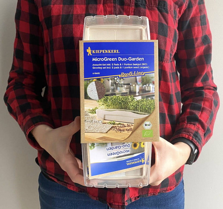 Pojemnik Do Uprawy Mikrolistków + Pady + Nasiona – Kiepenkerl