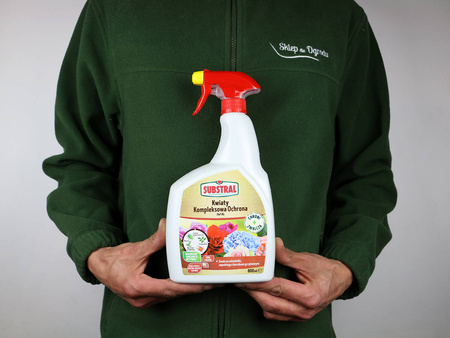 Kompleksowa Ochrona Spray na szkodniki i choroby – czarna plamistość róża, rdza, mączniak, mszyce, przędziorki, mączliki –  800 ml Substral