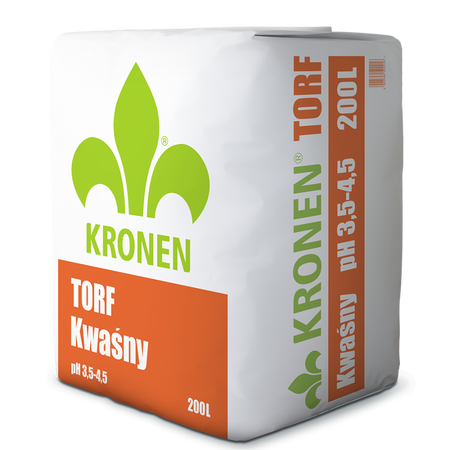 Torf Kwaśny pH 3,5-4,5 – Paleta 20x200 l Kronen