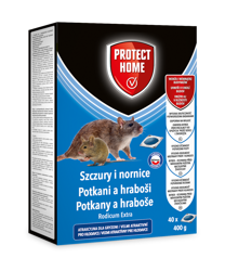 Rodicum Extra – Pasta Trutka Na Szczury i Nornice – 400 g (40x10 g) Protect Home