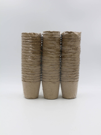 Doniczki Torfowe Okrągłe Ø6 cm – 60 szt.