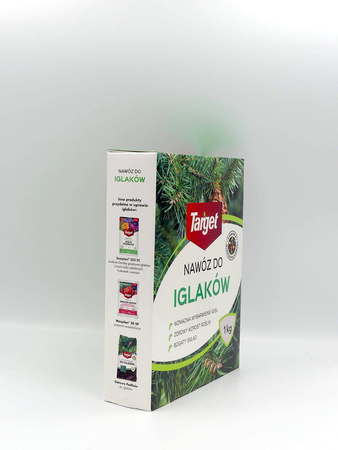 Nawóz do iglaków i tui z mikroelementami – zapobiega brązowieniu igieł – 1 kg Target