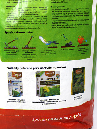 Gracja – Trawa Gazonowa – 5 kg Target