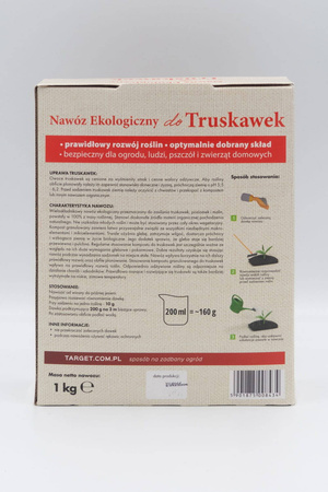 Ekologiczny nawóz do truskawek wspierający plonowanie i rozwój korzeni – 1 kg Target