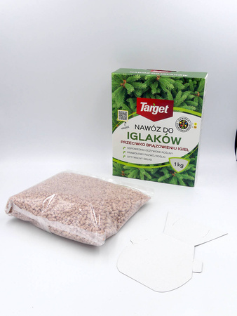 Nawóz do iglaków przeciw brązowieniu igieł – 1 kg Target