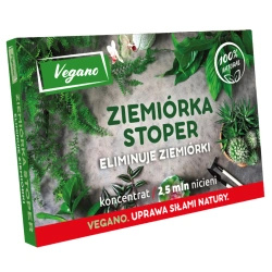 Ziemiórka Stoper – pożyteczne nicienie na ziemiórki 2,5 mln nicieni Vegano
