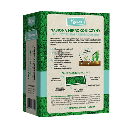 Mikrokoniczyna – wzbogacająca trawnik (nasiona mikrokonicznyny) 1 kg Vegano