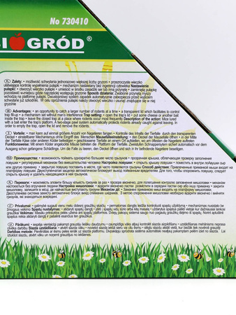 Pułapka Żywołapka Na Myszy – Metalowa Narożna – Biogród