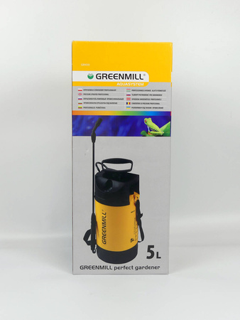 Opryskiwacz Ciśnieniowy z Manometrem – Z Akcesoriami – 5 l Greenmill