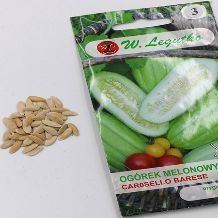 Ogórek Melonowy 'Carosello Barese' – 2 g Legutko