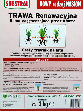Trawa Samo Zagęszczająca – Renowacyjna – 3 kg Substral