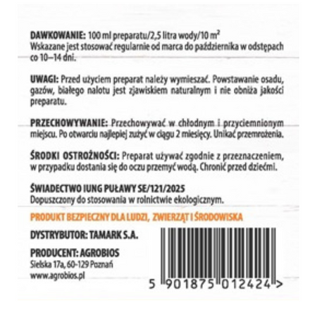 Ekstrakt na ślimaki – preparat z bakteriami – 500 ml Target