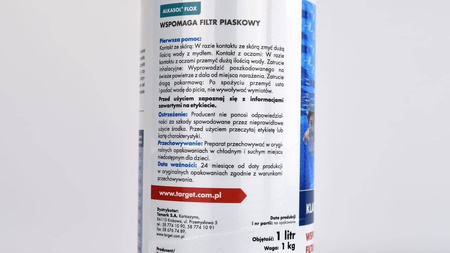 Alkasol Flox – Klaruje Wodę Basenową – 1 l Target