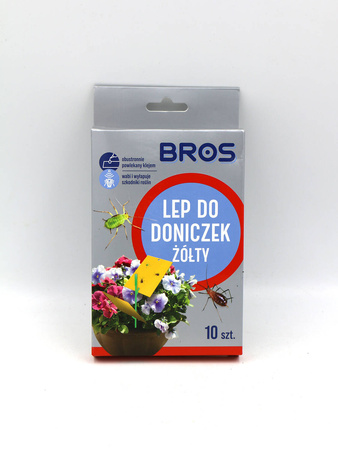 Lep Do Doniczek – Żółty - 10 szt. Bros