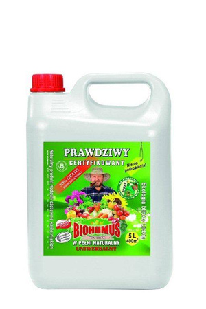 Biohumus Extra nawóz uniwersalny do warzyw, owoców i trawnika – 5 l Ekodarpol
