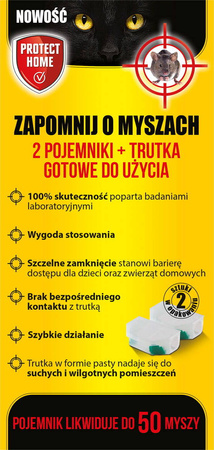 Rodicum Alpha – Pułapka Trutka Na Myszy – (2 pudełka) Protect Home