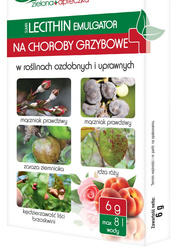 Lecithin zwalcza choroby – mączniak i kędzierzawość liści brzoskwini – 6 g Sumin