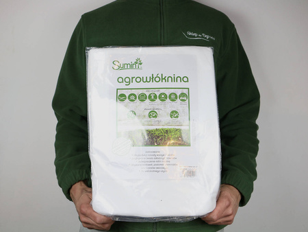 Agrowłóknina Biała – 1,5x5 m Sumin