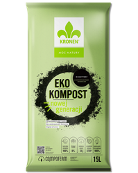 Kompost Eko bioaktywny – kwasy humusowe – 15 l Kronen