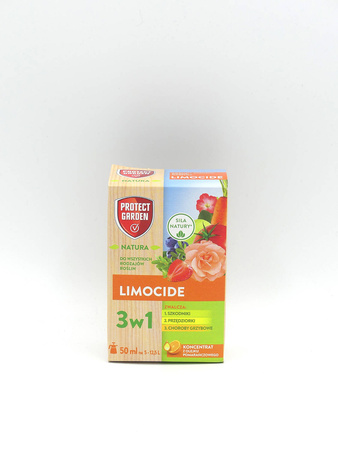 Limocide 3w1 na przędziorki, mszyce, skoczki – zwalcza szarą pleśń, rdzę i mączniaka  – 50 ml Protect Garden
