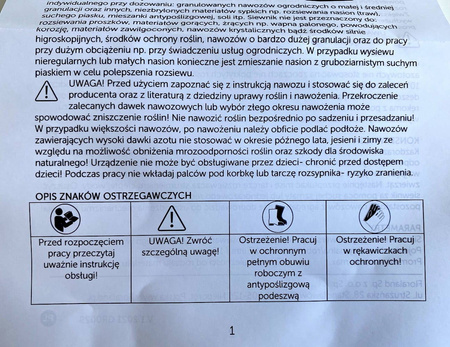 Ręczny Siewnik Do Nasion i Nawozów – 1,5 l