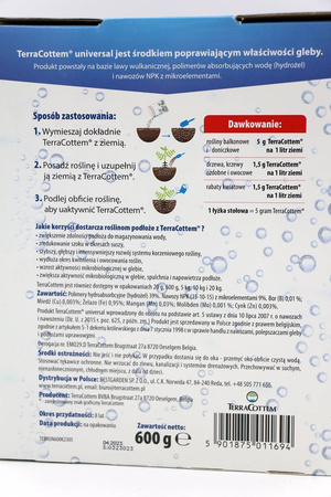 Terracottem – Nawóz z Hydrożelem 4w1 – 600 g Target