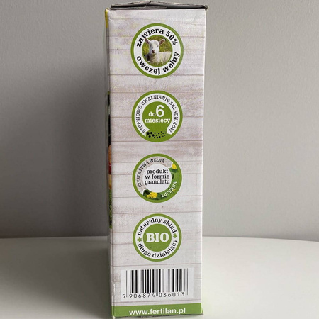 Nawóz Naturalny Z Wełną Owczą – Uniwersalny – 1,2 kg Fertilan L