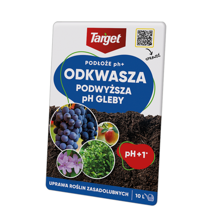 Podłoże pH+ – Odkwasza i Podwyższa pH Gleby – 100 ml Target