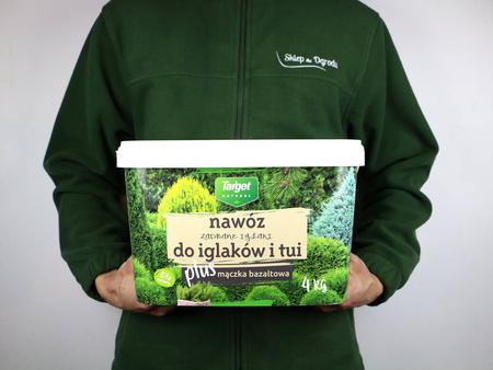 Nawóz do iglaków i tui z mączką bazaltową – zwiększa odporność roślin – 4 kg Target