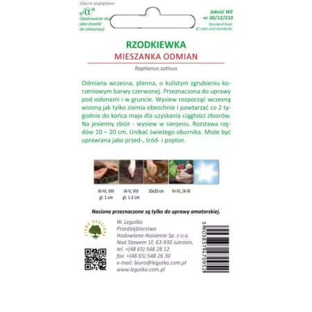 Rzodkiewka Mieszanka Odmian Kulistych – 10 g