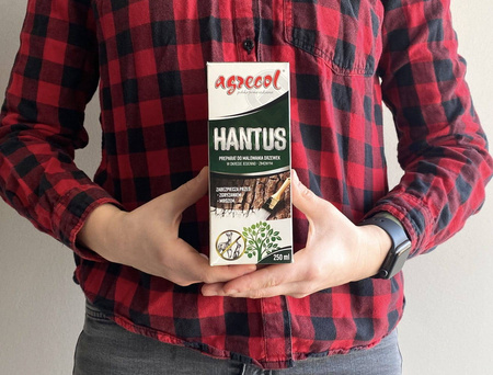 Hantus 2w1 – Do Bielenia Drzew i Chroni Przed Podgryzaniem – 250 ml Agrecol