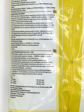 Podłoże Do Cytrusów – 3 l Substral